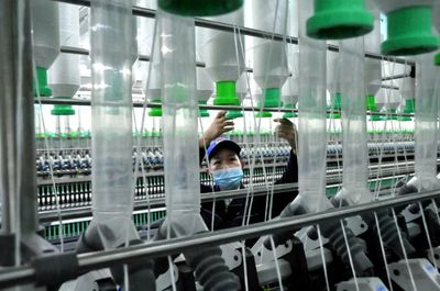 沙灣市各企業加快生產，紡紗加工行業全力爭創“開門紅”